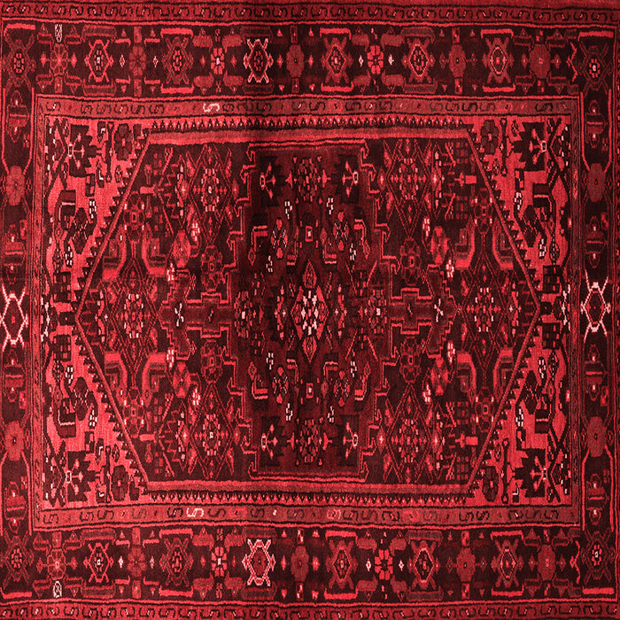 Machine Washable Persian Red Traditional Rug, wshtr3085red