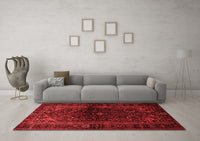 Machine Washable Persian Red Traditional Rug, wshtr3085red