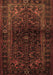 Machine Washable Persian Brown Traditional Rug, wshtr3085brn