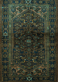 Persian Turquoise Traditional Rug, tr3085turq