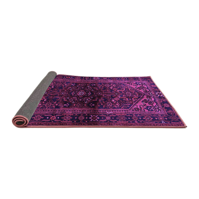 Sideview of Persian Purple Traditional Rug, tr3085pur