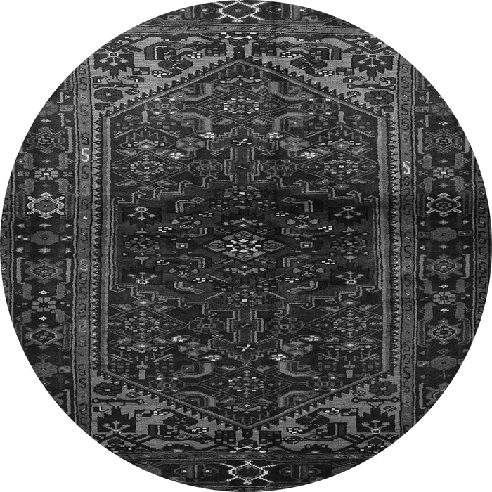 Square Persian Gray Traditional Rug, tr3085gry