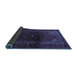 Sideview of Persian Blue Traditional Rug, tr3085blu