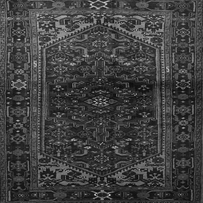 Serging Thickness of Persian Gray Traditional Rug, tr3085gry