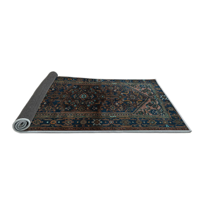 Sideview of Persian Light Blue Traditional Rug, tr3085lblu