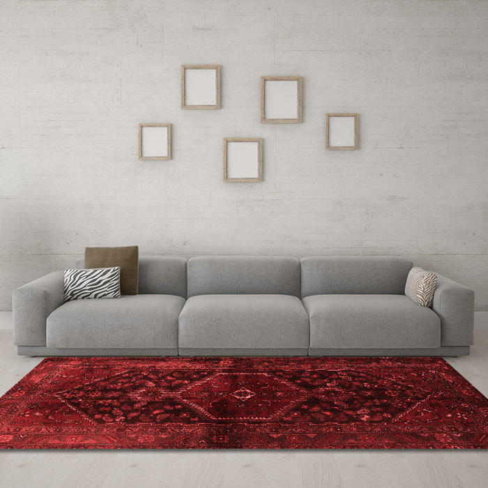 Traditional Red Washable Rugs