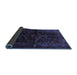 Sideview of Persian Blue Traditional Rug, tr3086blu