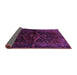 Sideview of Persian Purple Traditional Rug, tr3086pur