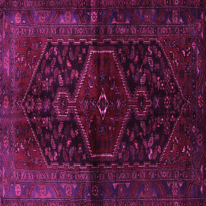 Square Persian Pink Traditional Rug, tr3086pnk