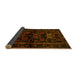 Sideview of Animal Yellow Traditional Rug, tr3087yw