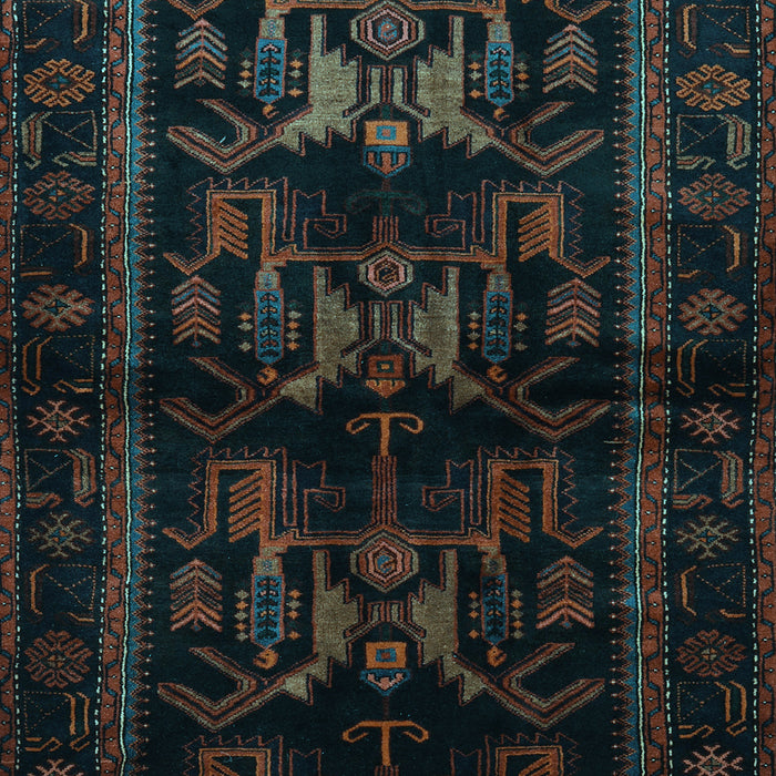 Animal Light Blue Traditional Rug, tr3087lblu