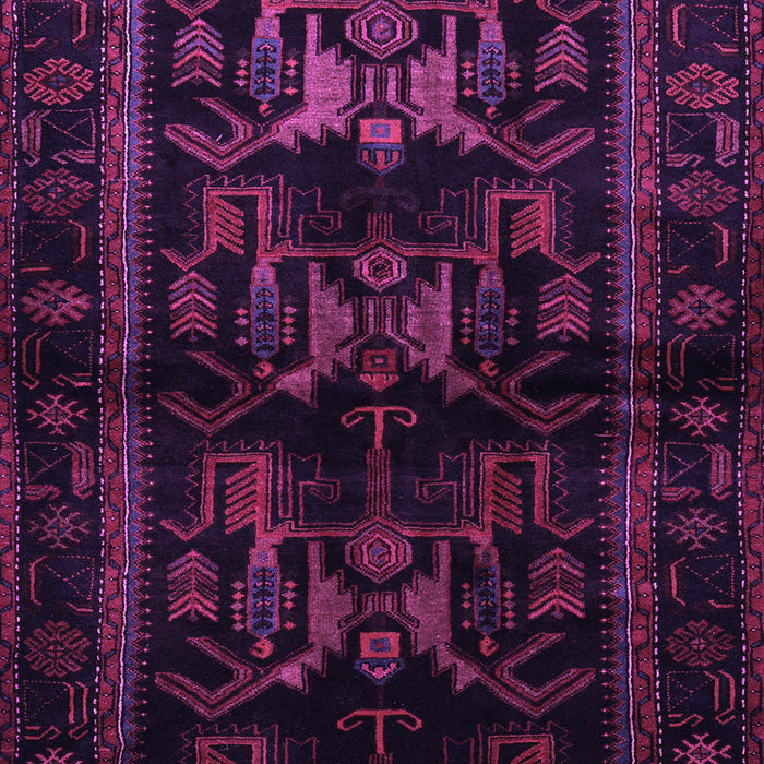 Machine Washable Animal Purple Traditional Area Rugs, wshtr3087pur