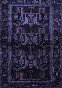 Animal Blue Traditional Rug, tr3087blu