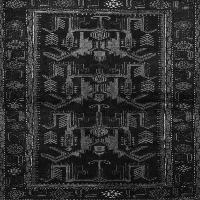 Serging Thickness of Animal Gray Traditional Rug, tr3087gry