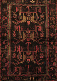 Animal Brown Traditional Rug, tr3087brn