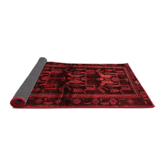 Animal Red Traditional Area Rugs