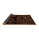 Sideview of Animal Brown Traditional Rug, tr3087brn