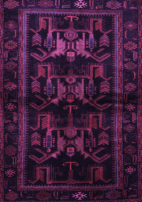 Animal Purple Traditional Rug, tr3087pur