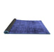 Sideview of Persian Blue Traditional Rug, tr3088blu