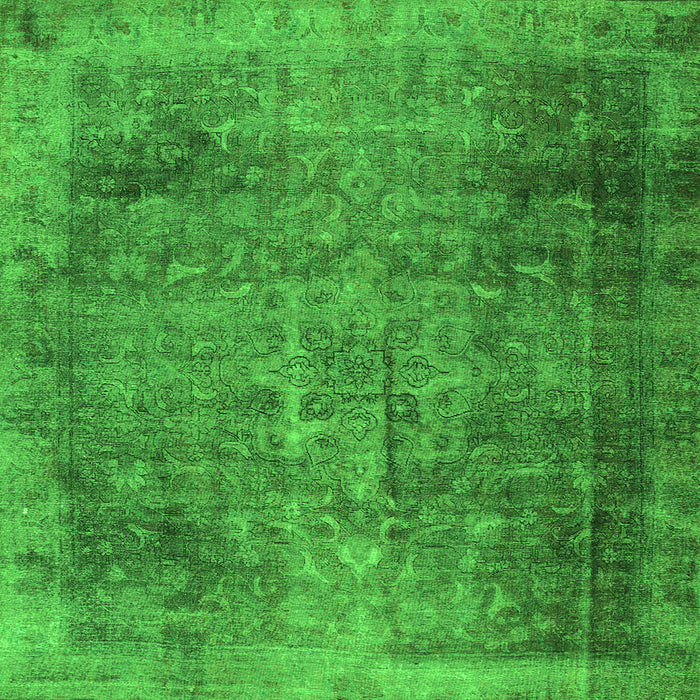 Serging Thickness of Persian Green Traditional Rug, tr3088grn