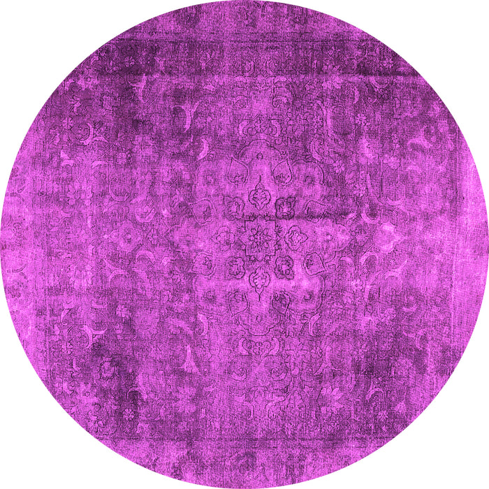Round Persian Pink Traditional Rug, tr3088pnk