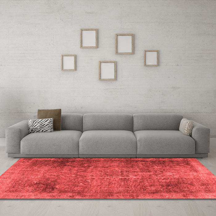 Traditional Red Washable Rugs