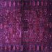 Square Persian Purple Traditional Rug, tr3089pur