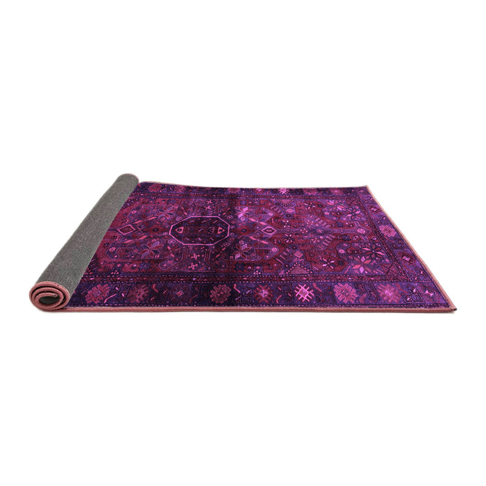 Sideview of Persian Purple Traditional Rug, tr3089pur