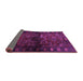 Sideview of Persian Purple Traditional Rug, tr3089pur