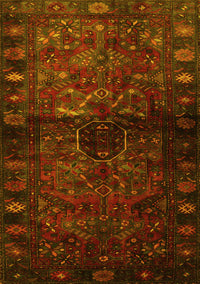 Persian Yellow Traditional Rug, tr3089yw