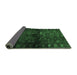 Sideview of Persian Emerald Green Traditional Rug, tr3089emgrn