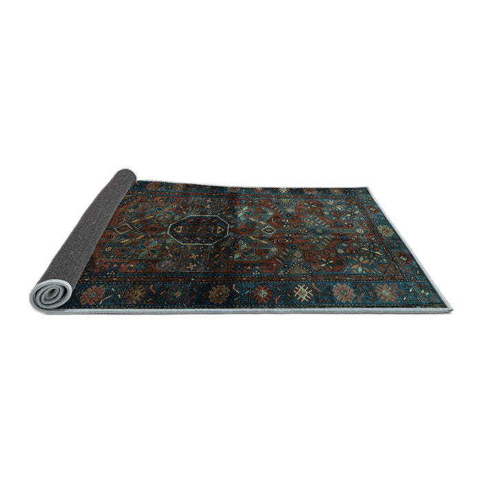 Sideview of Persian Light Blue Traditional Rug, tr3089lblu