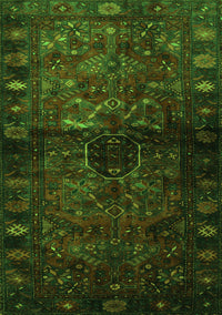 Persian Green Traditional Rug, tr3089grn