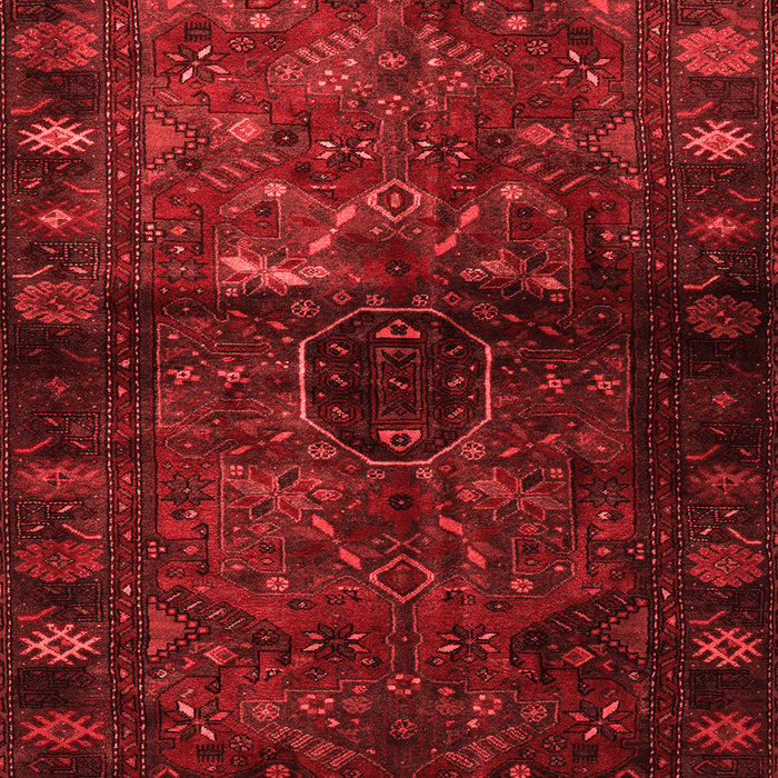 Machine Washable Persian Red Traditional Rug, wshtr3089red