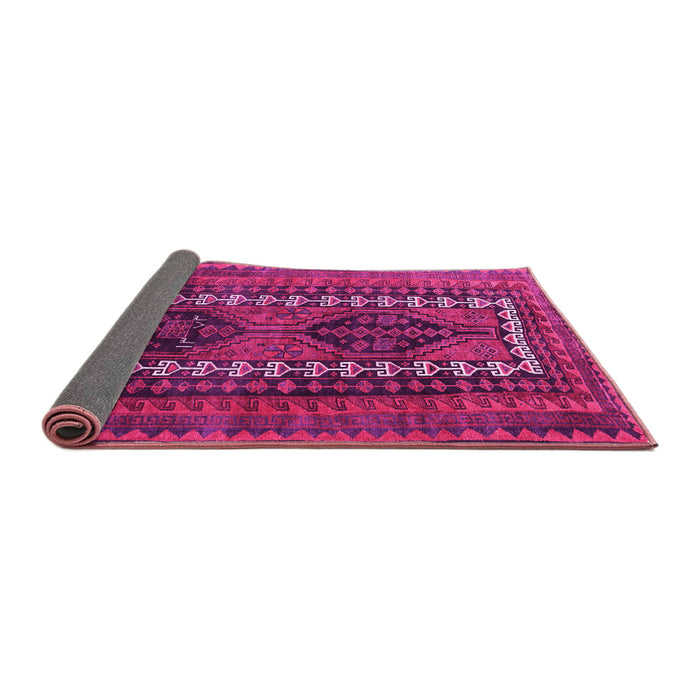 Sideview of Persian Pink Traditional Rug, tr308pnk