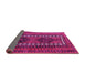 Sideview of Persian Pink Traditional Rug, tr308pnk