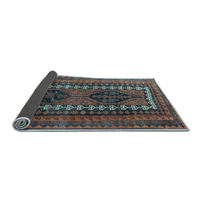 Sideview of Persian Light Blue Traditional Rug, tr308lblu