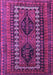 Persian Purple Traditional Rug, tr308pur