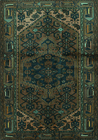 Persian Turquoise Traditional Rug, tr3090turq