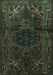 Persian Turquoise Traditional Rug, tr3090turq