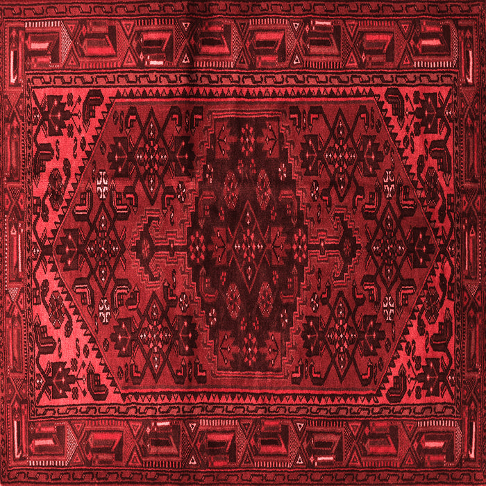 Machine Washable Persian Red Traditional Rug, wshtr3090red