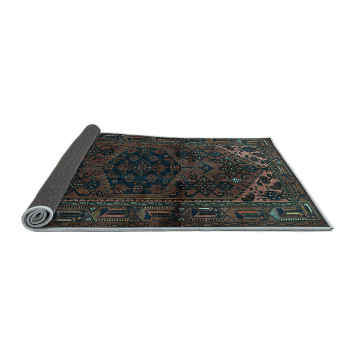 Sideview of Persian Light Blue Traditional Rug, tr3090lblu