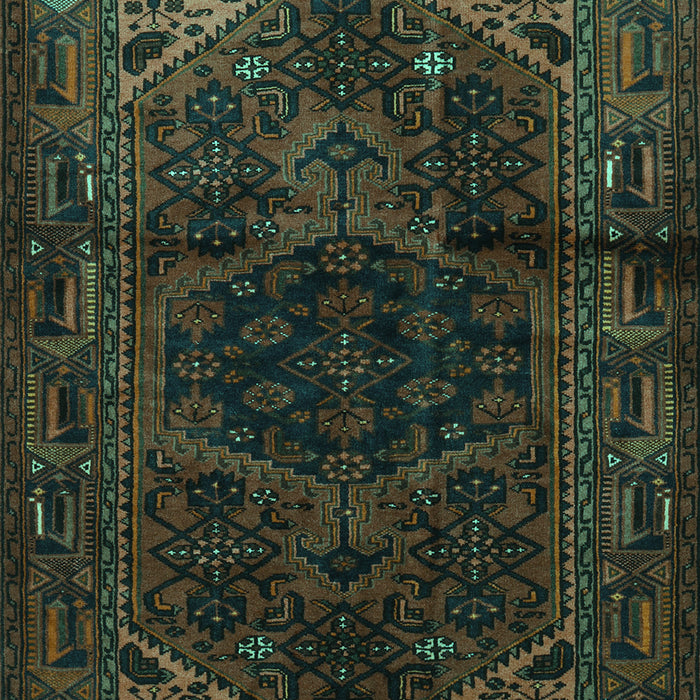 Machine Washable Persian Turquoise Traditional Area Rugs, wshtr3090turq