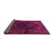 Sideview of Persian Pink Traditional Rug, tr3090pnk