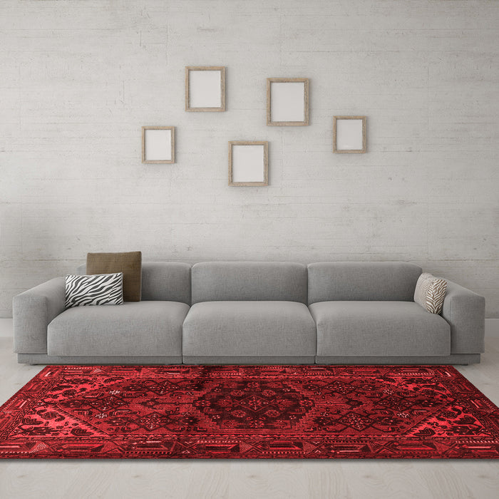 Traditional Red Washable Rugs