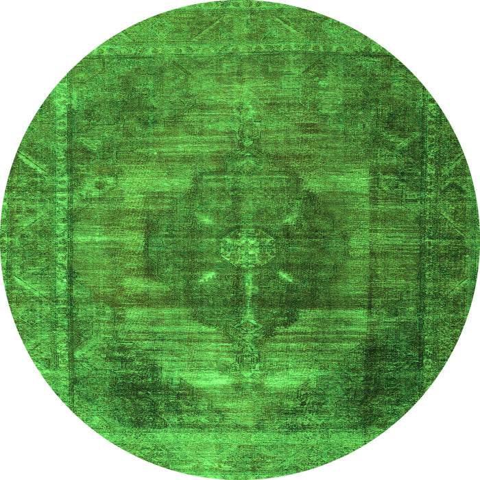 Machine Washable Persian Green Traditional Area Rugs, wshtr3091grn