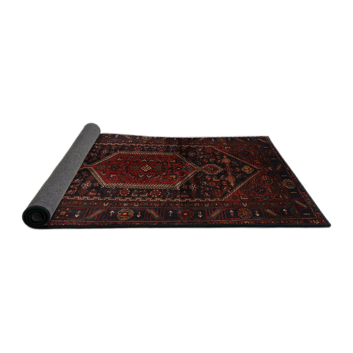 Sideview of Traditional Bakers Brown Persian Rug, tr3092