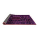 Sideview of Persian Purple Traditional Rug, tr3092pur