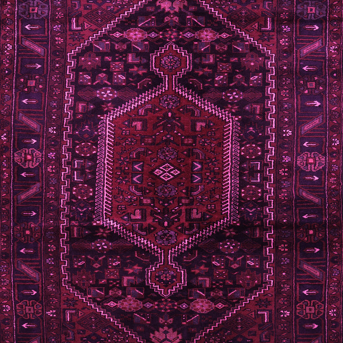 Machine Washable Persian Pink Traditional Rug, wshtr3092pnk