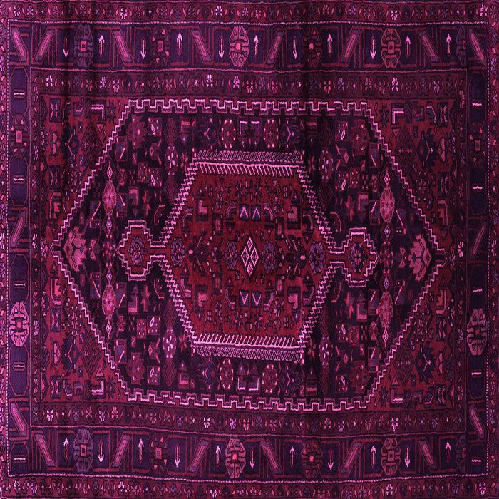 Square Persian Pink Traditional Rug, tr3092pnk